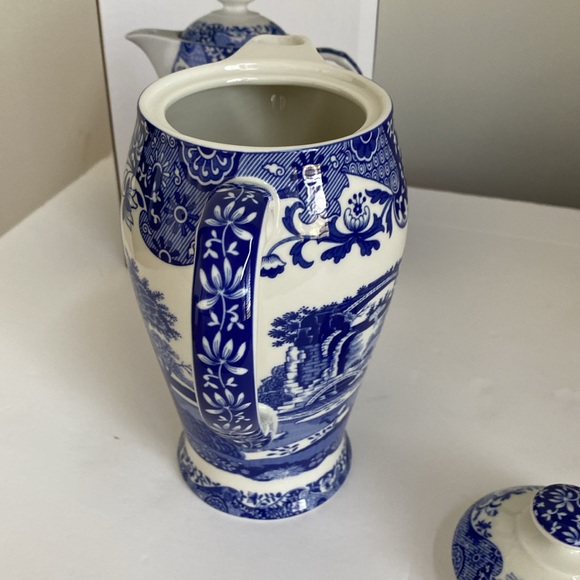 Spode Blue Italian 200th Anniversary Hot Beverage Pot - Picture 3 of 11